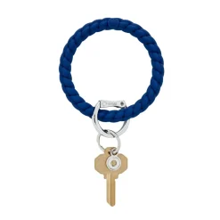 Oventure Big Braided O Key Ring - Midnight Navy