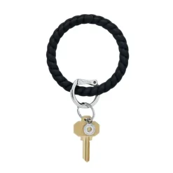 Oventure Big Braided O Key Ring - Black
