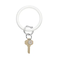 Oventure Big O Key Ring - Silver Marshmallow Pearlized