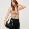 Pamela Woven Crossbody - Black