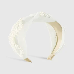 Pastel Pearl Top Knot Headband