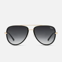 Quay All In Mini Sunglasses - Black