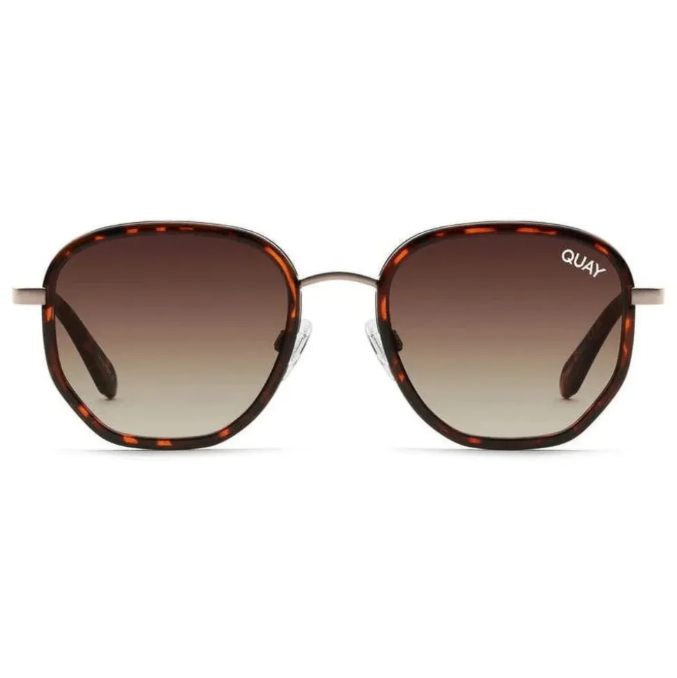 Quay Big Time Remixed Sunglasses - Tortoise Brown