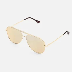 Quay High Key Sunglasses - Gold