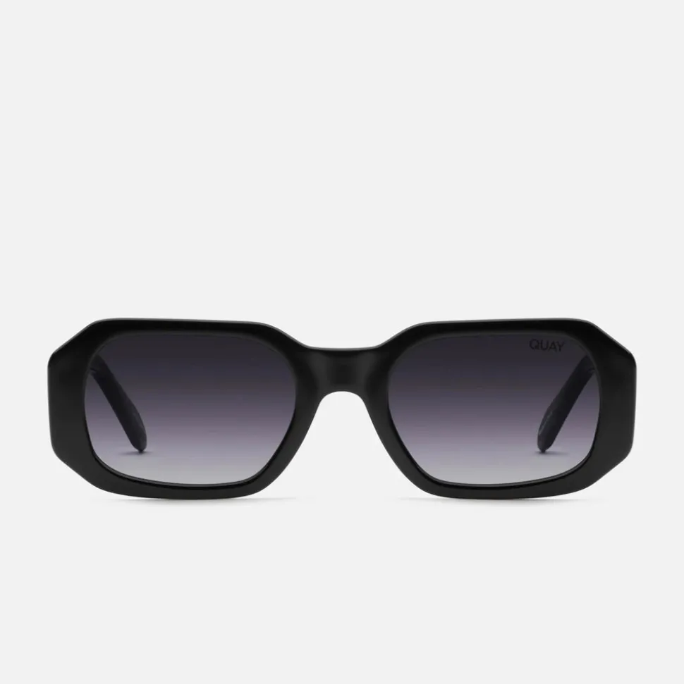 Quay Hyped Up Sunglasses - Black