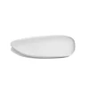 Skive Organic Ceramic Platter - White 16.75"