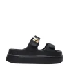 Steve Madden Bigschmona Jelly Platforms - Black
