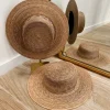 Straw Fedora Hat - Natural