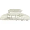 The Bride Claw Hair Clip - White