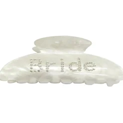 The Bride Claw Hair Clip - White