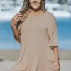 T-Shirt Romper - Taupe