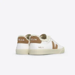 Veja Campo Sneakers - Fured Leather White Desert