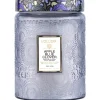 Voluspa Apple Blue Clover Large Jar Candle