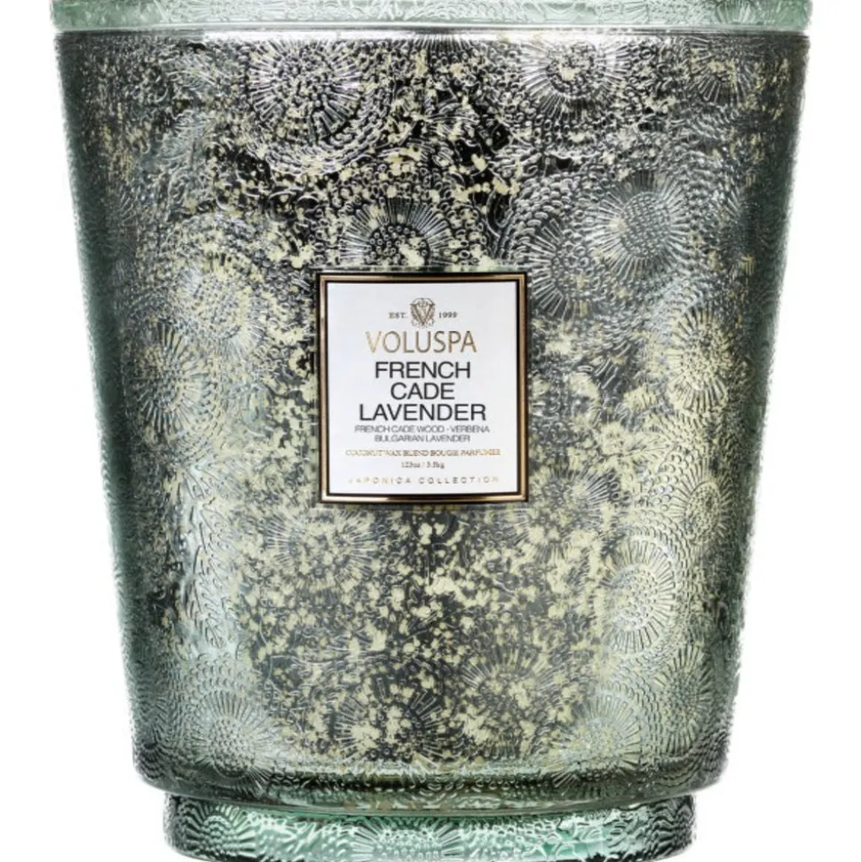 Voluspa French Cade Lavender 5 Wick Hearth Candle