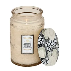 Voluspa Jasmine Midnight Blooms Large Jar Candle