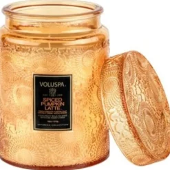 Voluspa Spiced Pumpkin Large Candle Jar 18 oz