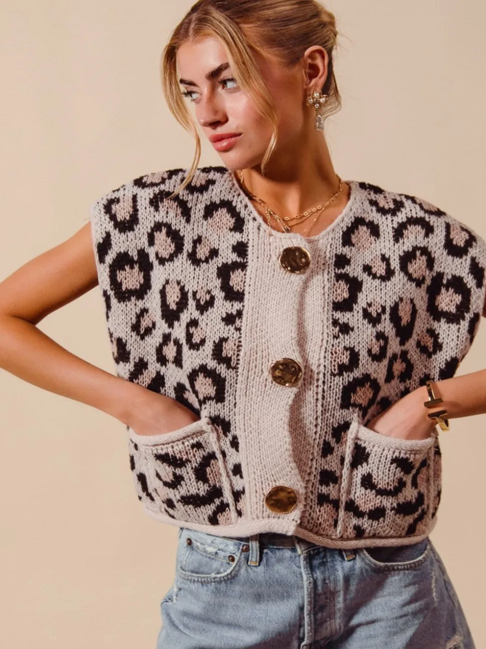 Wild Thing Vest - Leopard
