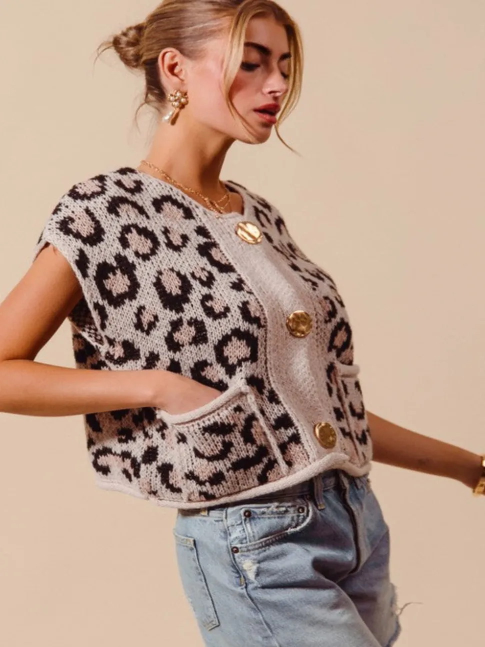 Wild Thing Vest - Leopard