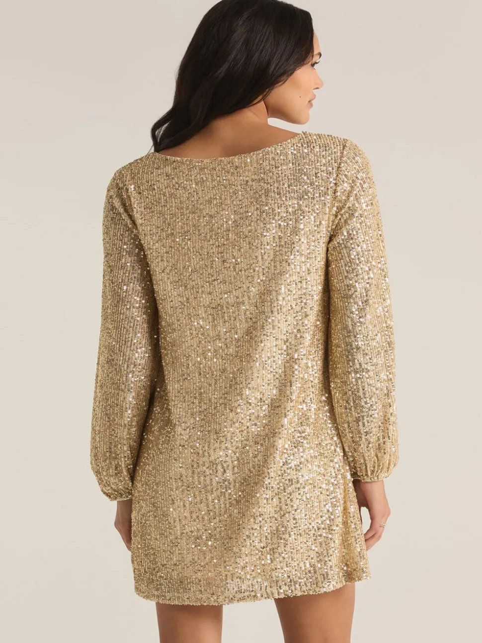 Z Supply Andromeda Sequin Dress - Champagne