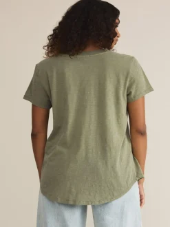 Z Supply Asher V - Neck Tee - Avocado