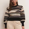 Z Supply Asheville Stripe Sweater - Black