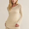 Z Supply Calabria Crochet Mini Dress - Natural