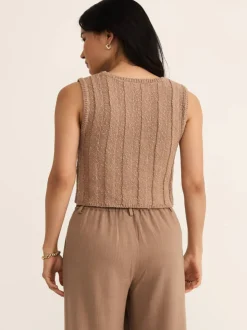 Z Supply Calan Top - Iced Coffee