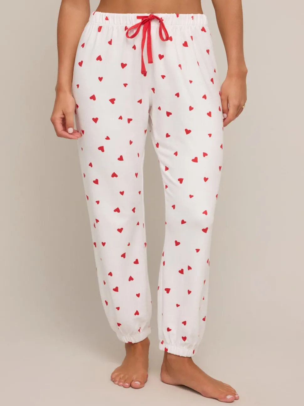 Z Supply Classic Heart Joggers - Rendezvous