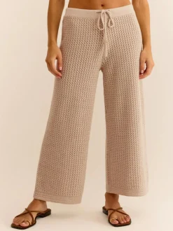 Z Supply Costa Crochet Pant - Natural
