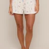 Z Supply Dawn Cowboy Shorts - Moonstone