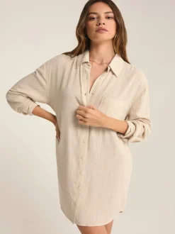 Z Supply Dover Linen Dress - Flax