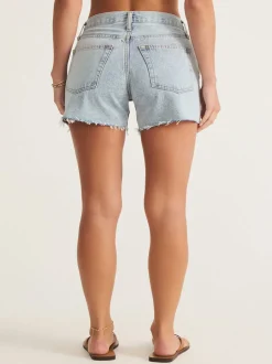 Z Supply Everyday Hi-Rise Denim Shorts - Faded Indigo