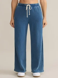 Z Supply Hunter Knit Denim Pants - Vintage Indigo