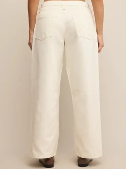 Z Supply Lou Denim Pants - Off White