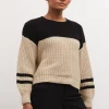 Z Supply Lyndon Colorblock Sweater - Oat