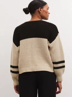 Z Supply Lyndon Colorblock Sweater - Oat