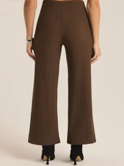 Z Supply Monte Rib Pant - Dark Chocolate