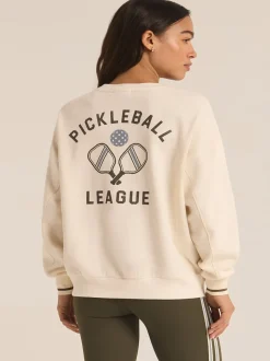 Z Supply Pickleball Sweatshirt - Sandstone