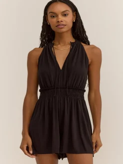 Z Supply Rhea Romper - Black