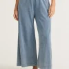 Z Supply Scout Jersey Denim Pants - Medium Indigo