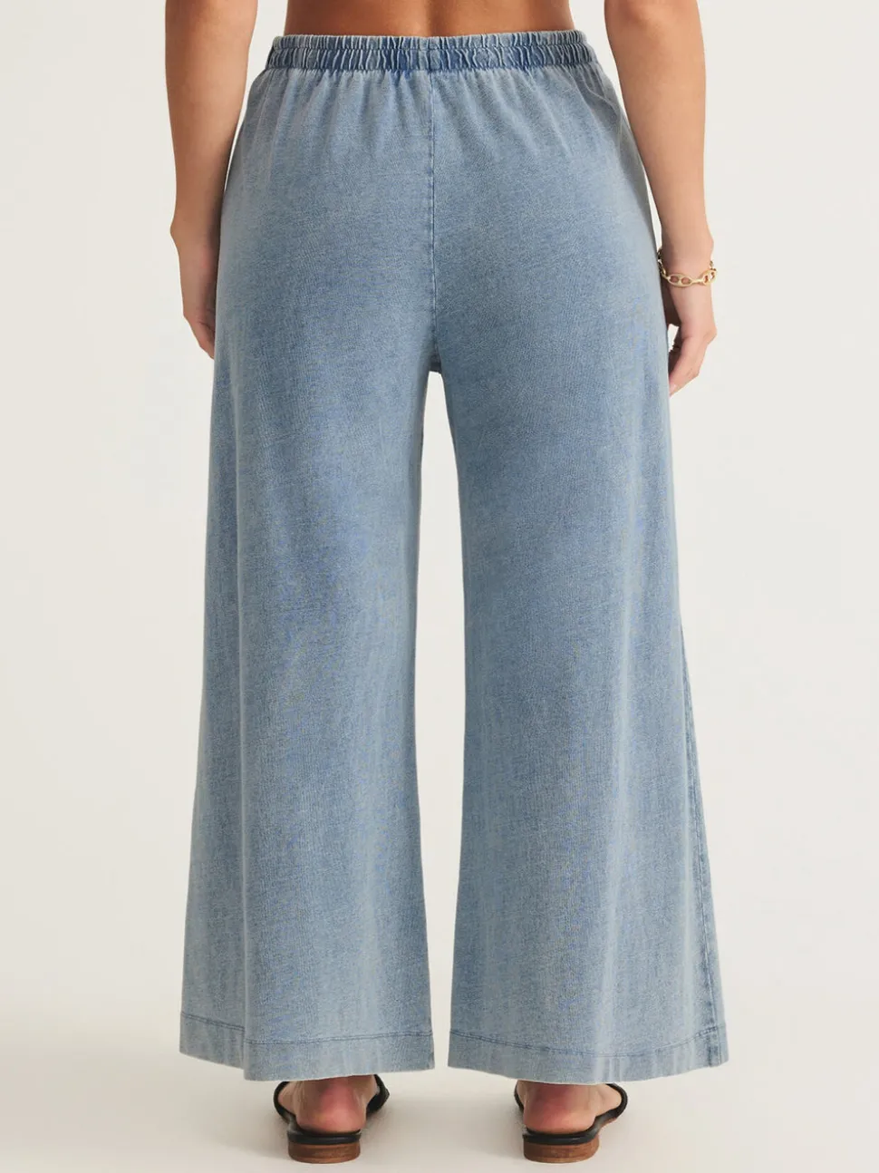 Z Supply Scout Jersey Denim Pants - Medium Indigo