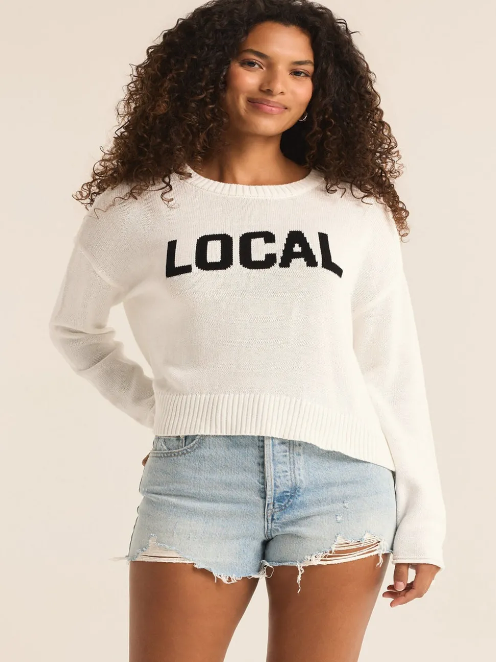 Z Supply Sienna Local Sweater - White