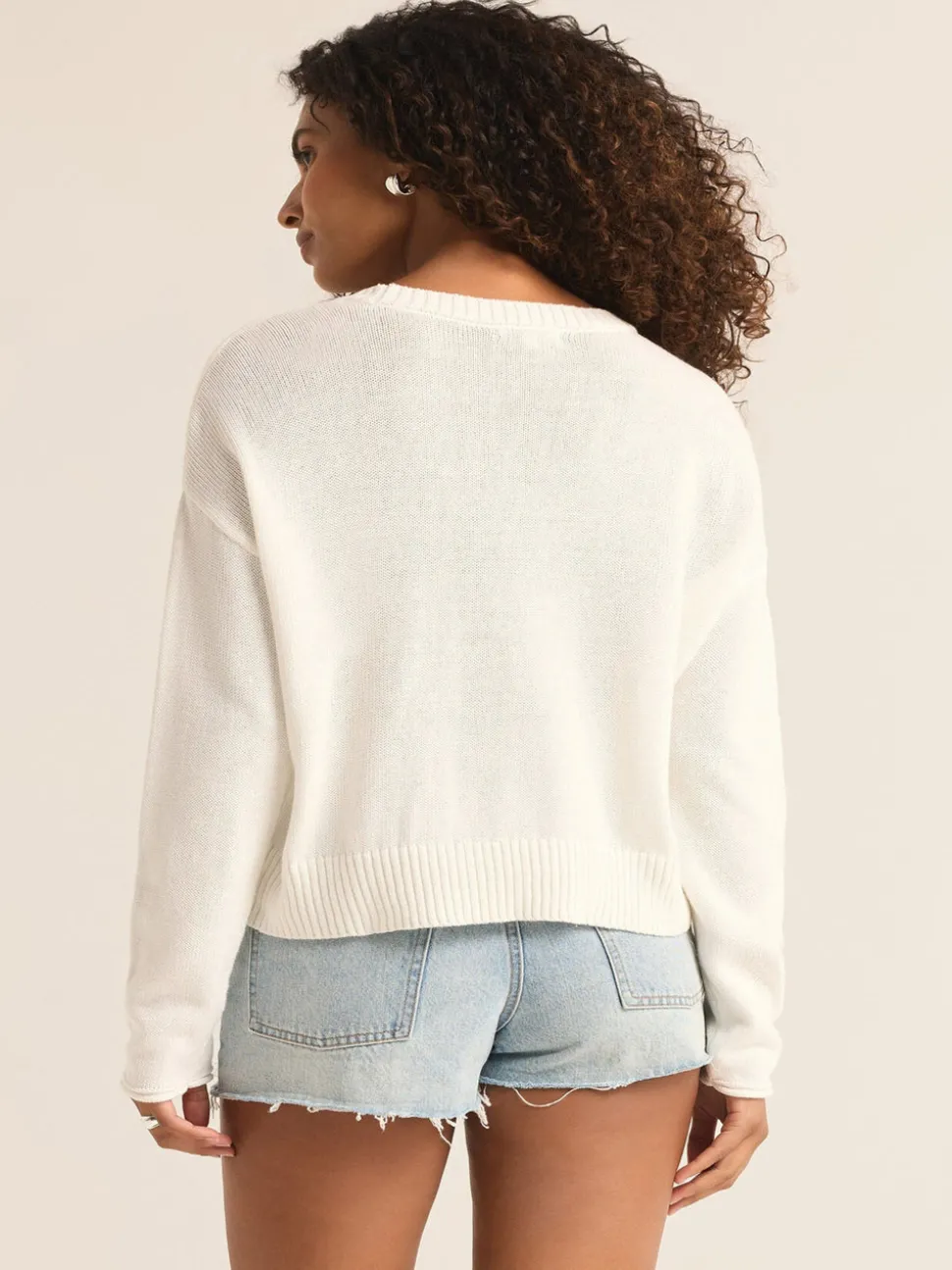 Z Supply Sienna Local Sweater - White