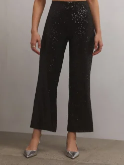 Z Supply Skyler Sequin Pants - Black