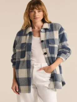 Z Supply Tucker Buffalo Check Jacket - Eclipse