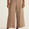 Z Supply Vista Linen Pant - Iced Coffee