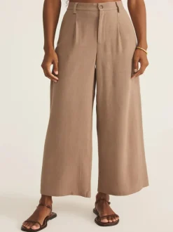 Z Supply Vista Linen Pant - Iced Coffee